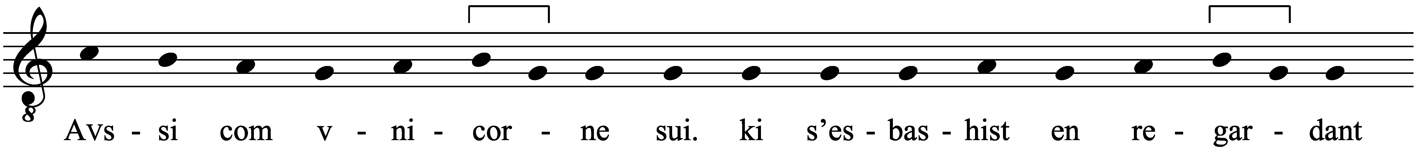 Work musical notation